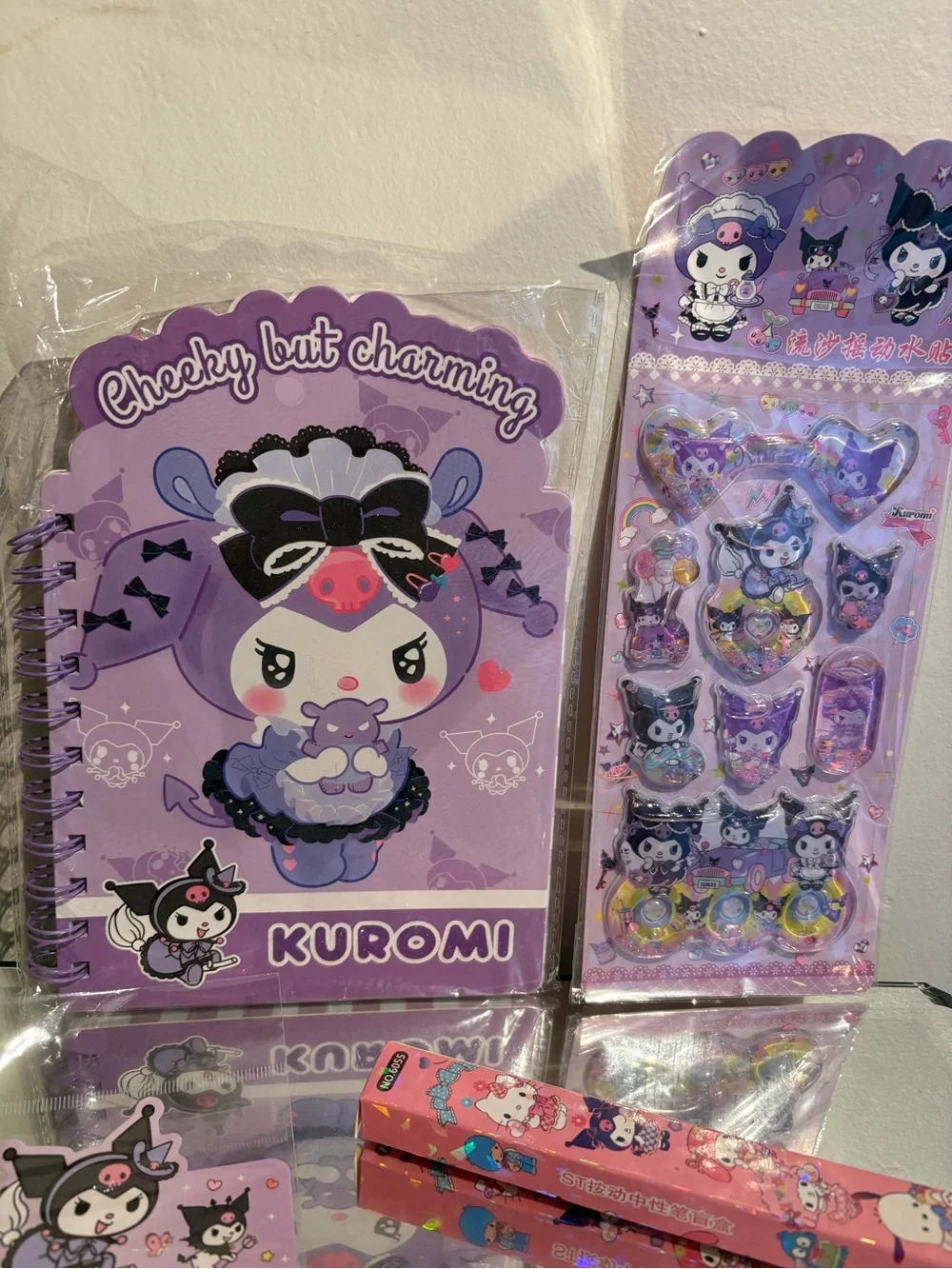 Cute Kuromi stationary bundle